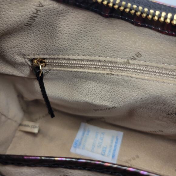 BRAHMIN Esme Black Pearl Ombre Melbourne Shoulder Bag Purse Hologram NWT - Picture 12 of 13